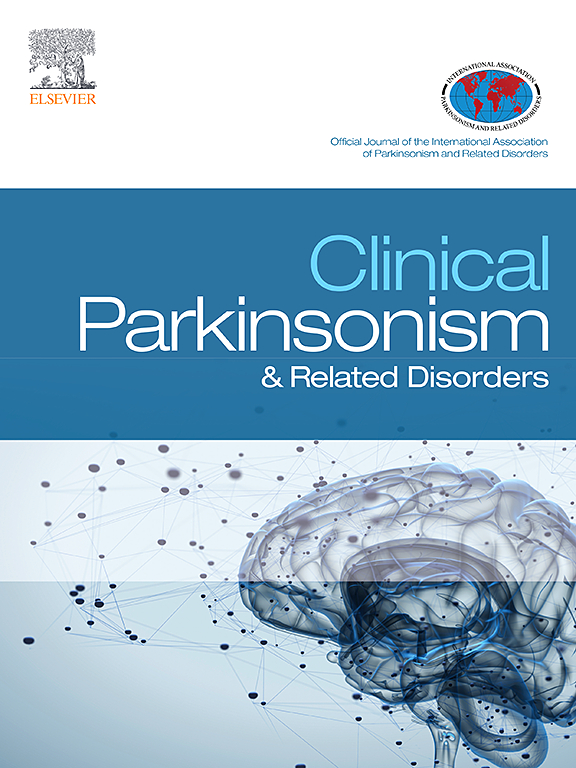 Go to journal home page - Clinical Parkinsonism & Related Disorders